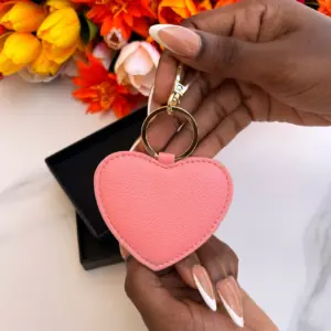Leather Heart Keyholder