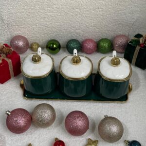 Porcelain Sugar Bowl Set